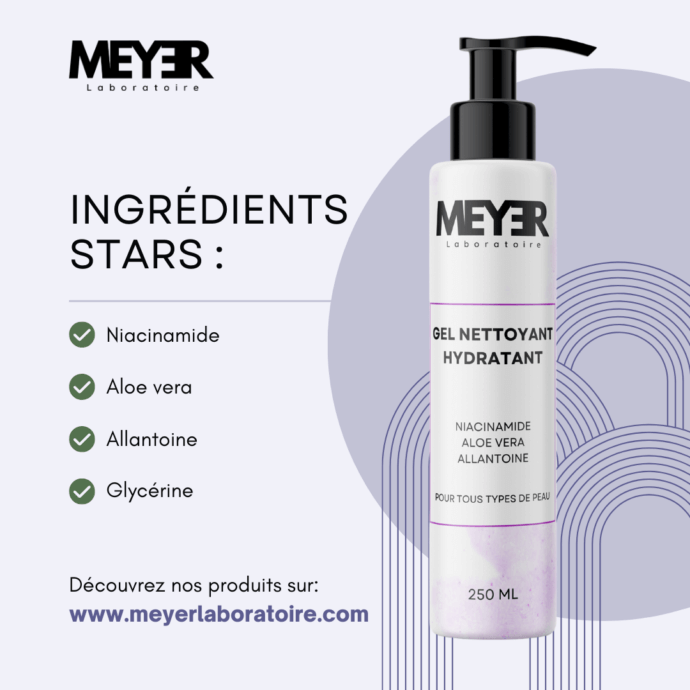 Gel Nettoyant Hydratant Niacinamide, Aloe vera & Allantoine – Image 3